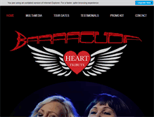 Tablet Screenshot of barracudahearttribute.com